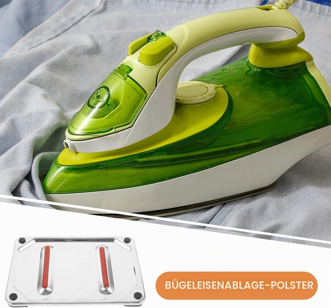 SOLUSTRE Bügeleisen Ablage Hitzebeständig rutschfest Bügelmatte für Tischplatte Leichtes Langlebiges