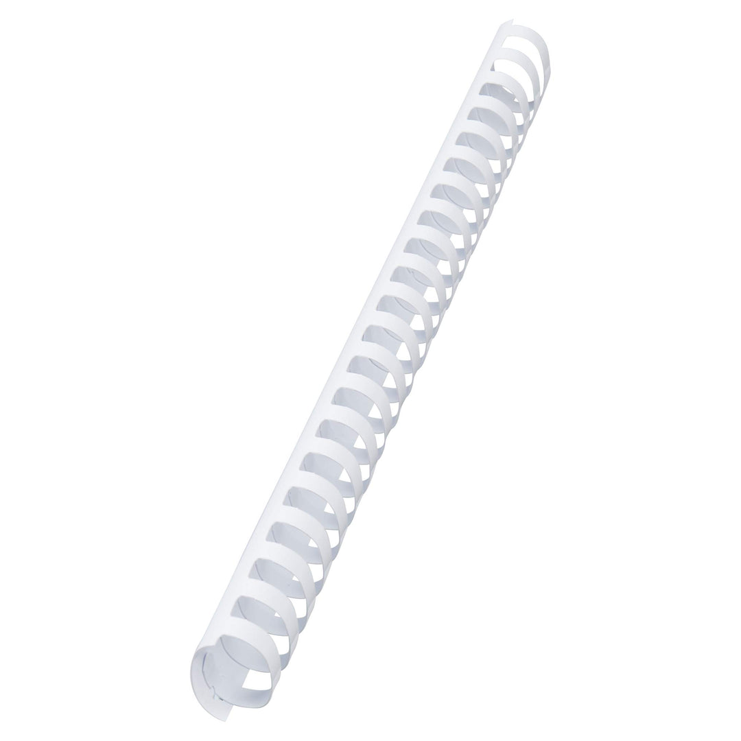CombBind Plastikbinderücken 38mm, weiss, 50 Stück weiss 38mm, weiss 38mm