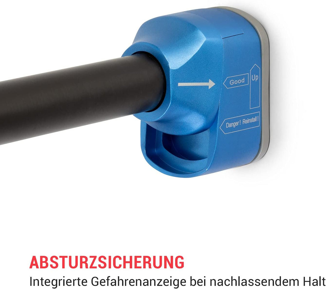 BoarderKING Klimmzugstange für den Türrahmen ohne Schrauben oder Bohren, mit Absturzsicherung und Ha