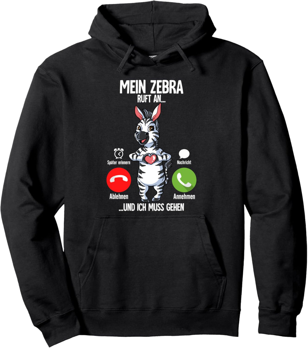Zebra Pullover Hoodie
