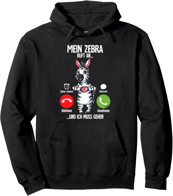 Zebra Pullover Hoodie