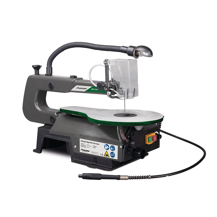 Holzstar Dekupiersäge DKS 504 Vario für Weichholz, Kunststoff und ähnlichen Materialien, Frei schwin