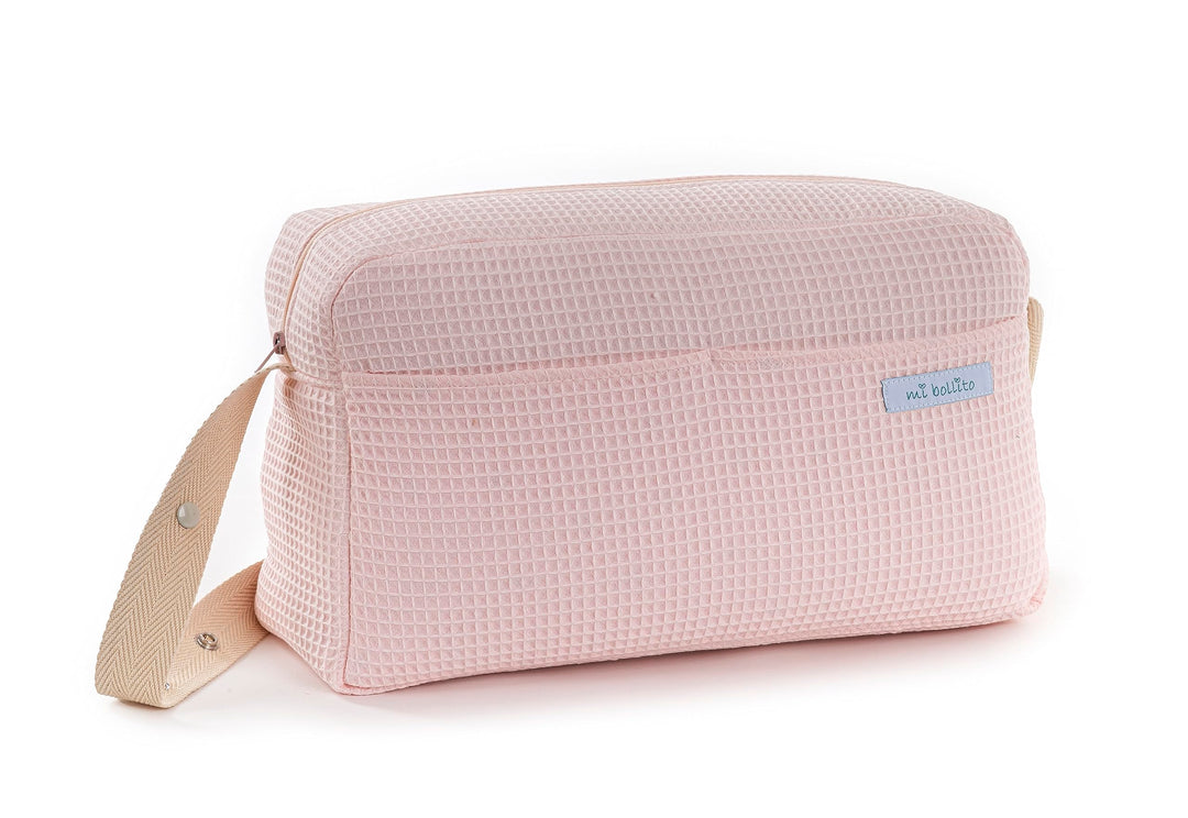 Kinderwagen-Tasche, praktisch, stilvoll und multifunktional, mit grossem Fassungsvermögen, (Hellrosa