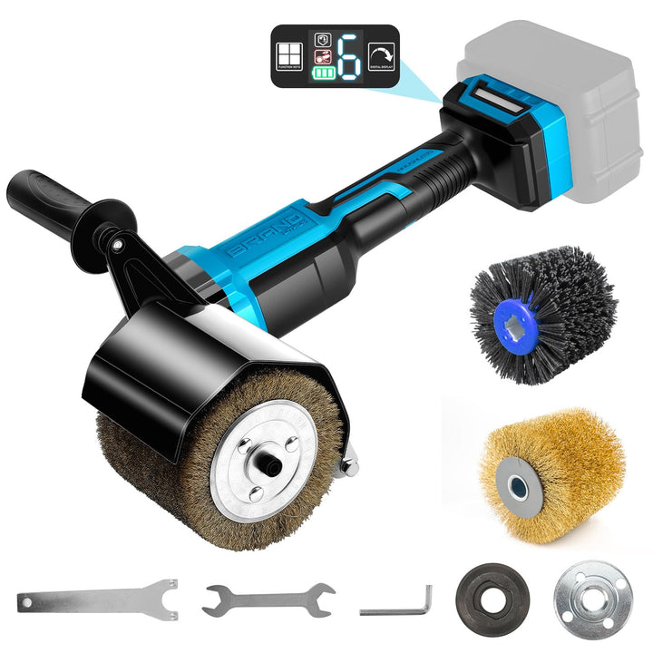 Akku-Bürstenschleifer Kompatibel mit Makita 18V, 8000RPM, Bürstenlos 800W Verbessert Satiniermaschin