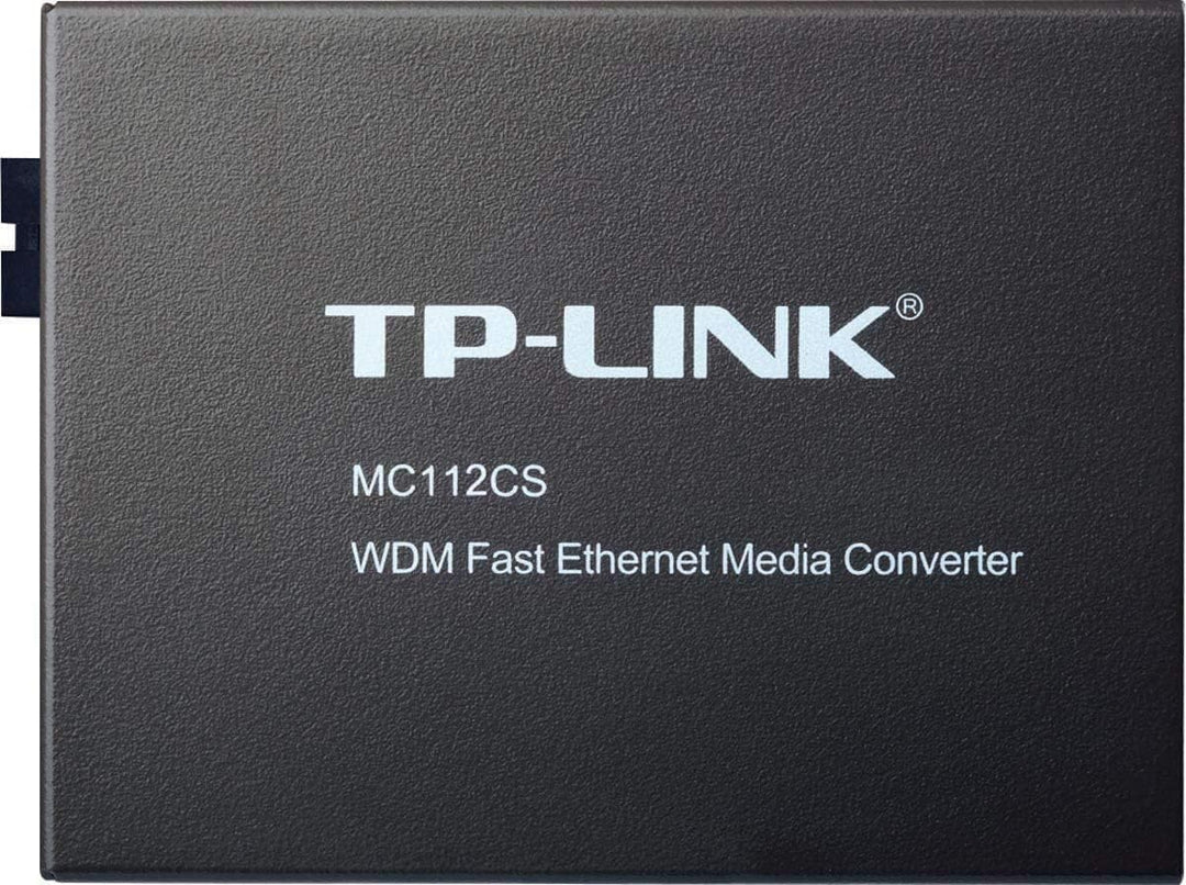 TP-Link 10/100 Mbps WDM Media Converter, Complies with 802.3u 10/100Base-TX, 100Base-FX Standards Ex
