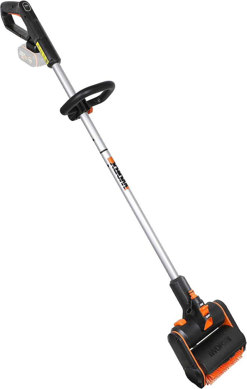 WORX WG441E.9 Akku-Multi-Bürste 20V & WA0293 Harte Strahldraht Fugenbürste für Akku-Oberflächenreini