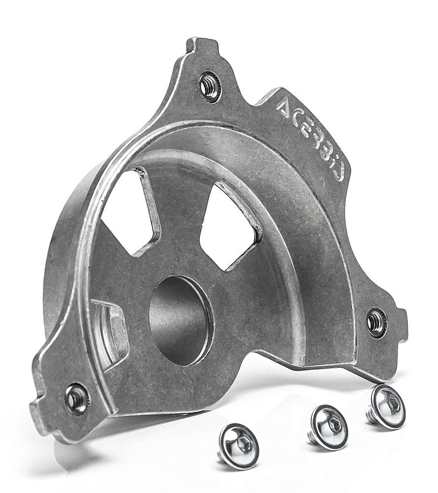 Acerbis Bremsscheibenschutz-Montagekit Spider Evolution/X-Brake Silber Gr. vorn