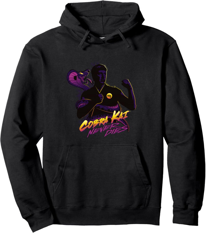 Cobra Kai Niemals stirbt Fight Pose Pullover Hoodie