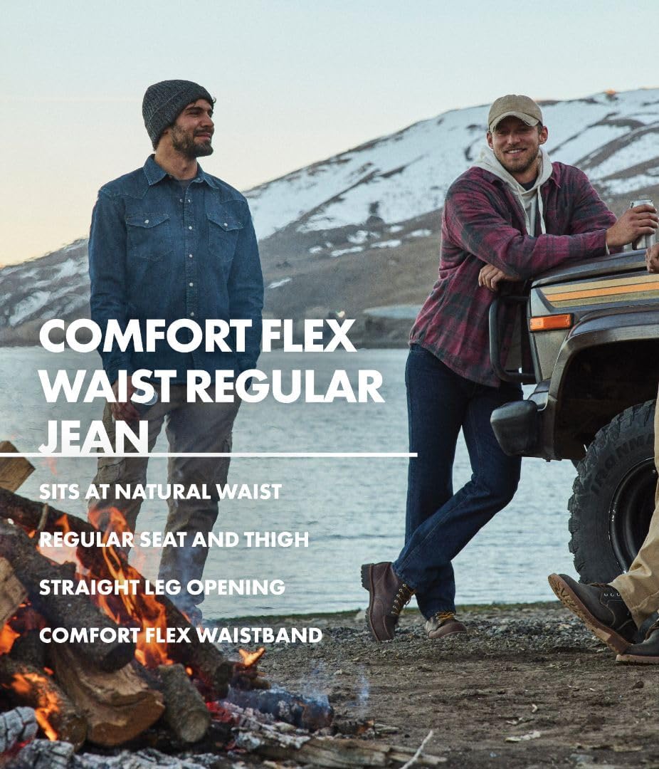 Wrangler Authentics Herren Big & Tall Classic Comfort-Waist Jeans