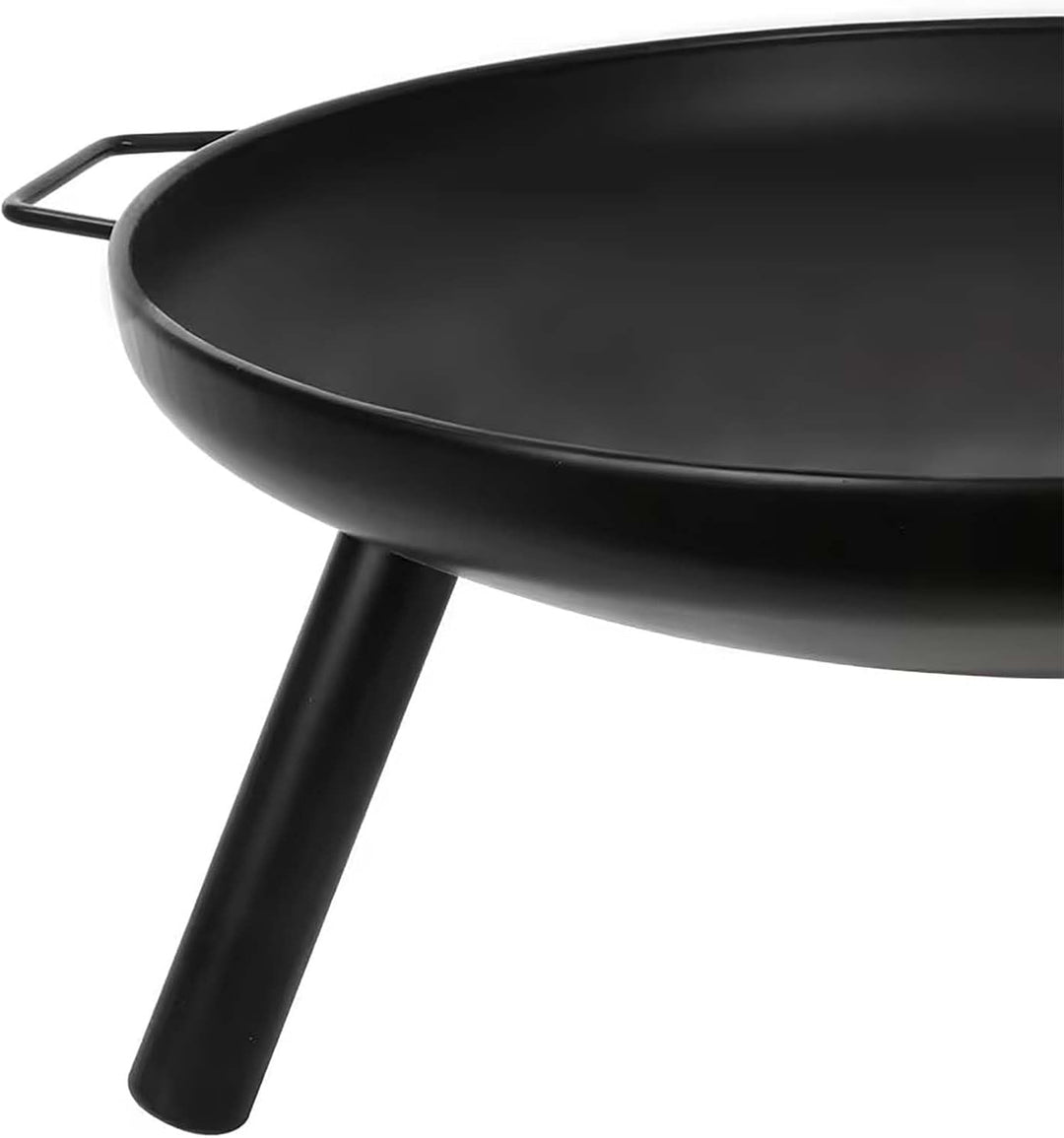 Feuerkorb 59 cm Runde Feuerschale Metall Outdoor Feuerstelle Gartenfeuer