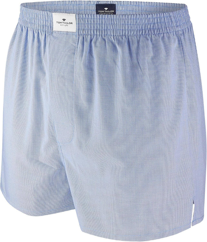 TOM TAILOR Boxershorts 2er Pack Web Boxer M Lightblue, M Lightblue