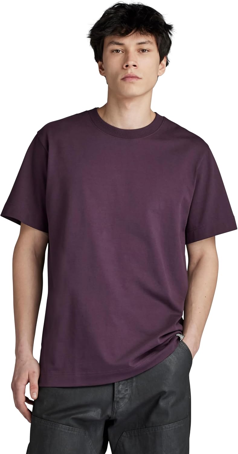 G-Star RAW Herren Essential Loose T-Shirts XS Purpur (Lt Maze D23471-c784-8880), XS Purpur (Lt Maze