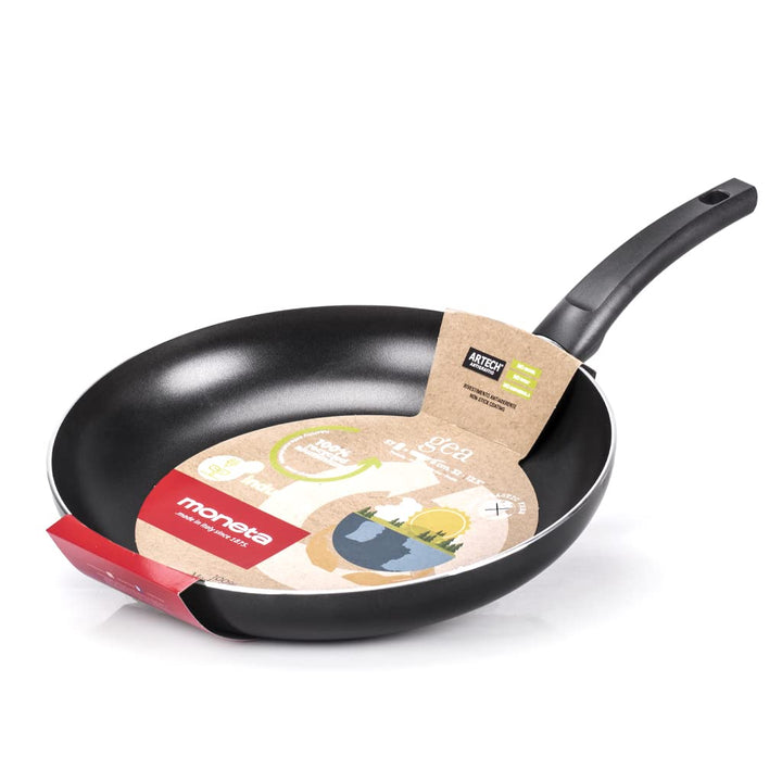 Moneta Gea Pfanne, 32 cm, Aluminium, 100% recycelt, für jede Kochplatte inklusive Induktion. Made in