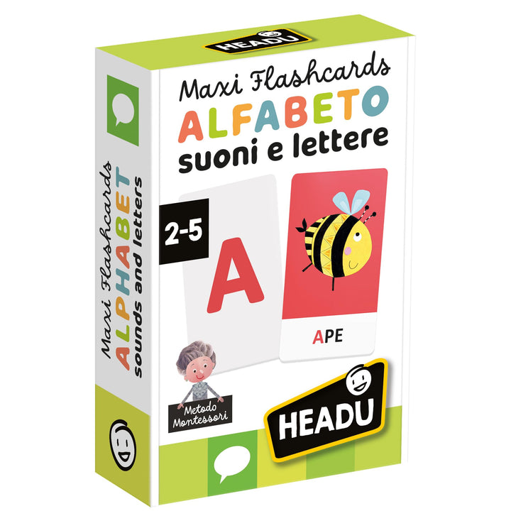 Headu - Flashcards Alphabet Taktile und Phonetisch, IT23752