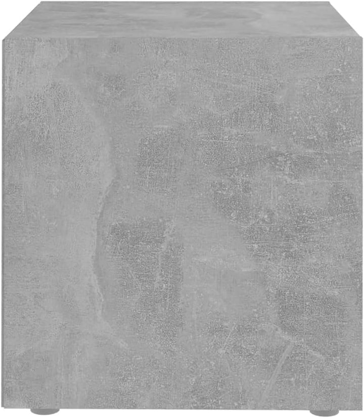 TV-Schränke 4 STK. Betongrau 37x35x37 cm Holzwerkstoff TV-Lowboard Fernsehtisch TV Board Fernsehschr