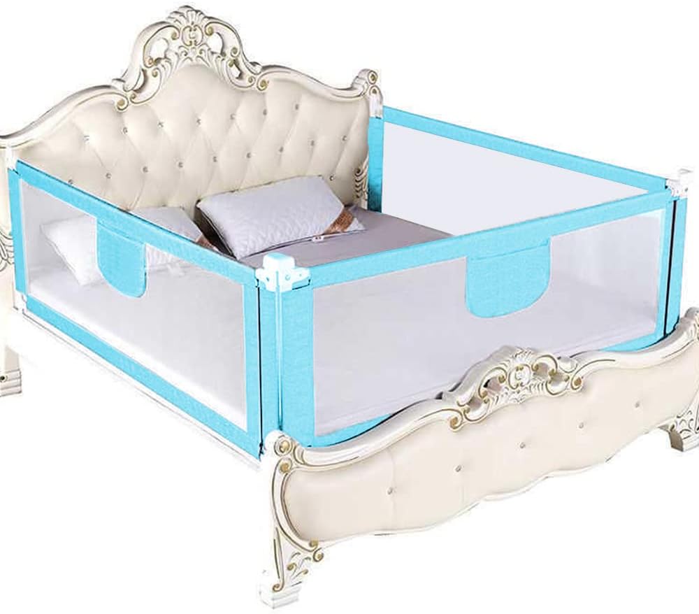 Baby Bettgitter，Vertikaler Hebebettzaun，Kinderbettschutzgitter ，Bettschutzgitter Rausfallschutz，Bett