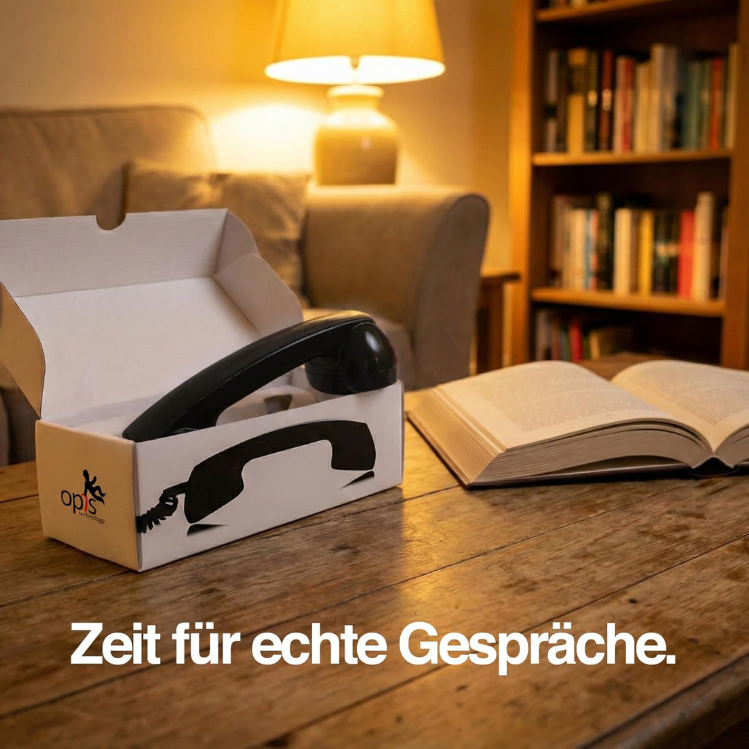 Opis Technology 60s Micro Lightning Edition Retro-Telefonhörer für iPhone 7 bis 14, inkl. MFi-zertif