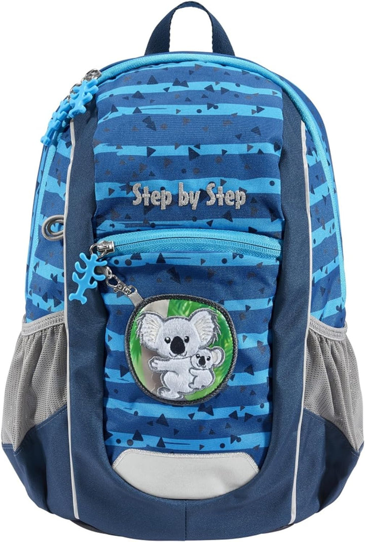 Step by Step Rucksack-Set KIGA Maxi „Koala Coco“, blau, separates Innenfach, ergonomischer Mini-Ruck