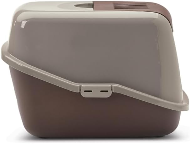 Beeztees 400467 Katzentoilette Nestor, 56 x 39 x 41 cm, braun/grau