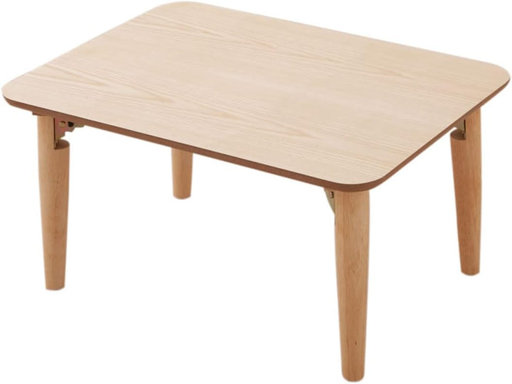 EMOOR Couchtisch aus Holz, Klappbar, Klein-Rechteck, Naturfarben Klein-Rechteck Naturfarben, Klein-R