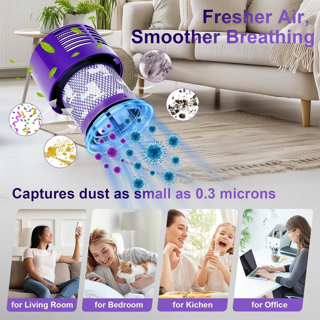 Staubbehälter für Dyson V10 SV12 SV12 SV13 SV27 Behälter Filter Ersatzteile Zubehör Staubsauger Auff