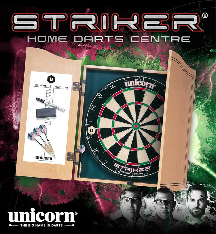 Unicorn Bristle Kabinette Striker Home Dart Center Einheitsgrösse Schwarz, Einheitsgrösse Schwarz