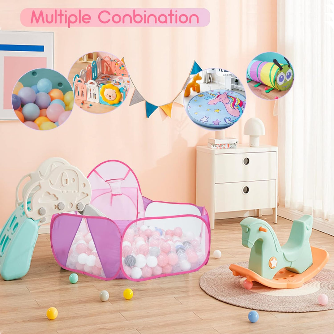 Eocolz Bällegrube für Kinder, grosses Pop Up Bällebad Bällepool, Spielzelt für Kleinkinder, Baby-Lau