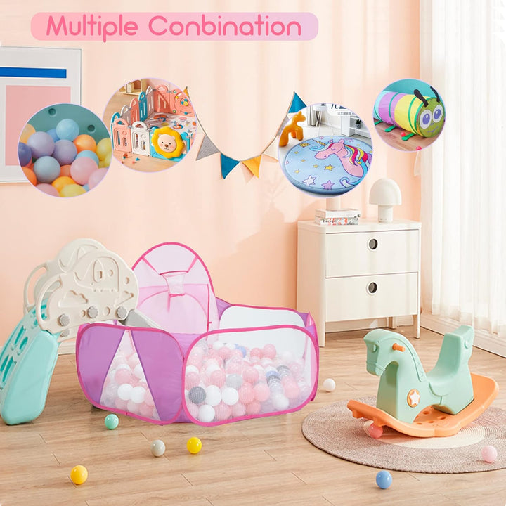 Eocolz Bällegrube für Kinder, grosses Pop Up Bällebad Bällepool, Spielzelt für Kleinkinder, Baby-Lau