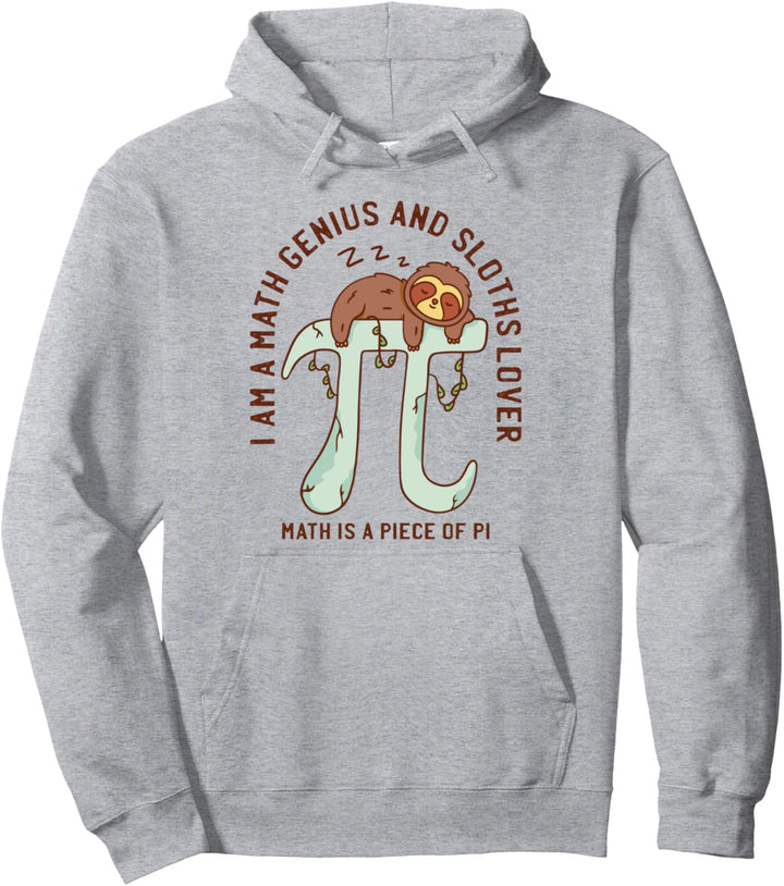 Mathe Genie Faultier T-Shirt I Mathematik Pi Day Pullover Hoodie