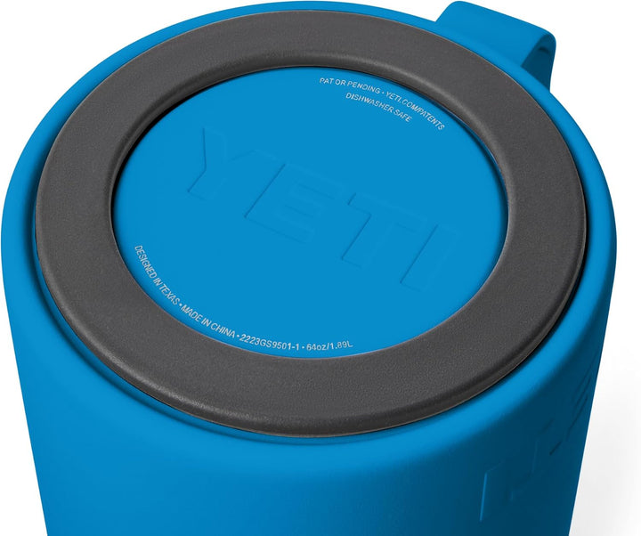 YETI Rambler Stempelkanne Mit DuraSip Keramikbeschichtung, Big Wave Blue, 64 oz (1.9 L), Big Wave Bl
