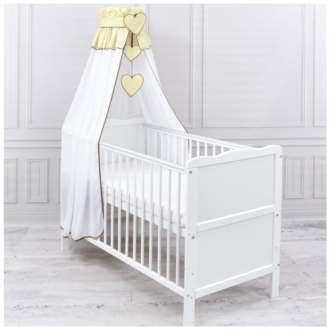 Generisch Baby Delux Babybett Himmel Betthimmel Chiffon Baldachin für Babybett Kinderbett Wiege Stub