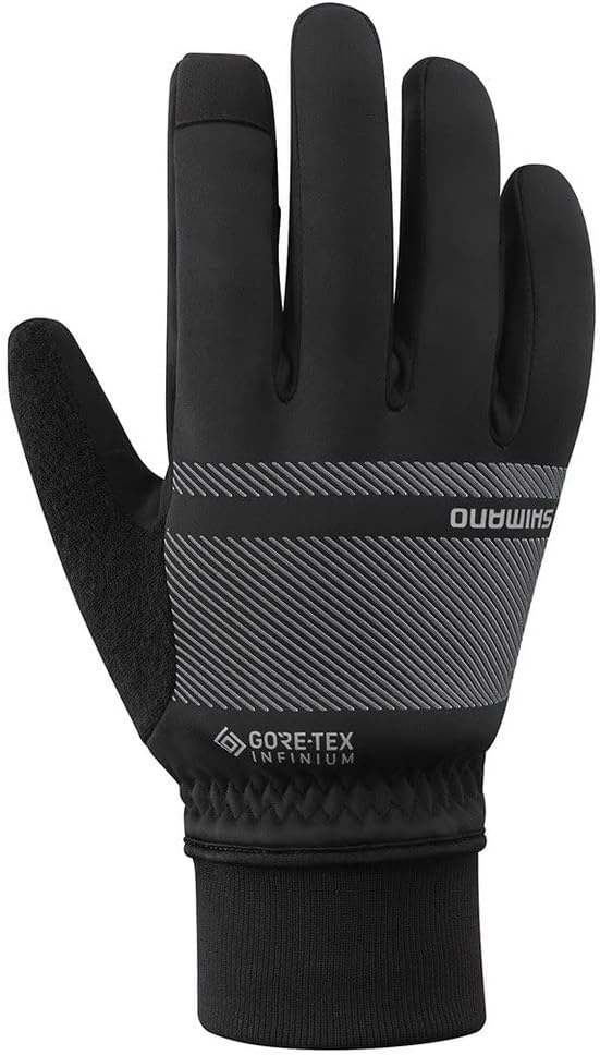 Shimano Fahrrad-Handschuhe INFINIUM™ Primaloft®, Metallic Gray, L