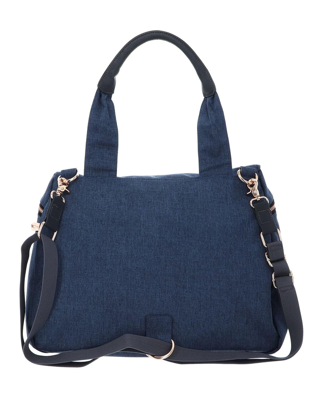 LÄSSIG Baby Wickeltasche Handtasche Stylischer Wickelrucksack inkl. Wickelzubehör/Glam Rosie Bag Bla