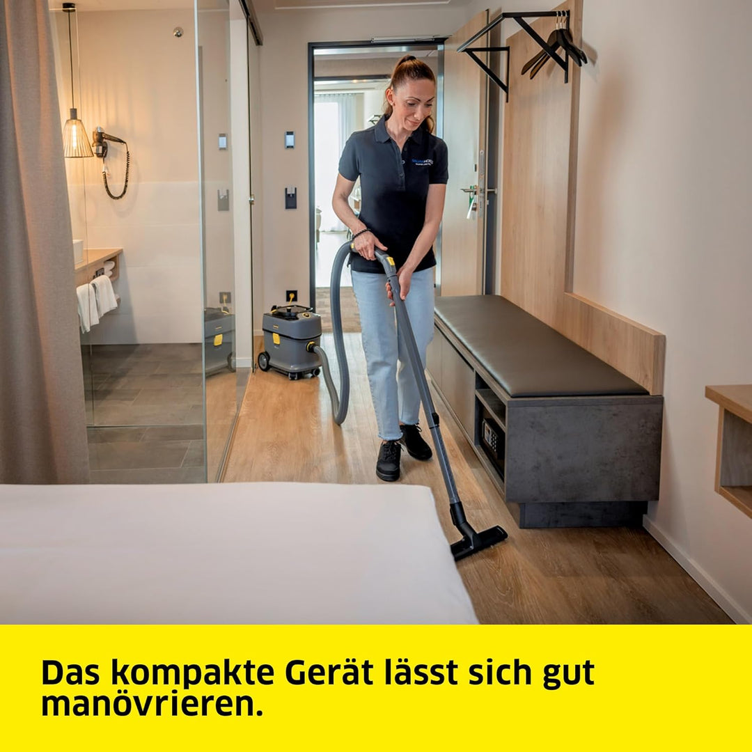 Kärcher Trockensauger T 15/1 ADV HEPA, für Textil- und Hartböden, 15-l-Behälter, Leistung: 585 W, Sc