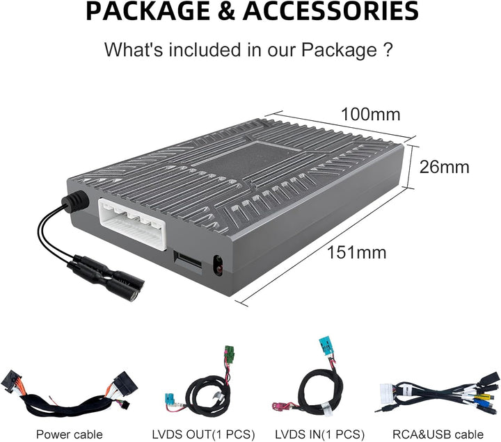 EZoneTronics Wireless CarPlay & Android Auto Retrofit Kit Decoder für Alfa Romeo Giulia Stelvio 2017
