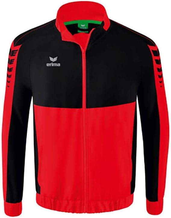 Erima Herren Six Wings Präsentationsjacke 3XL rot/schwarz, 3XL rot/schwarz
