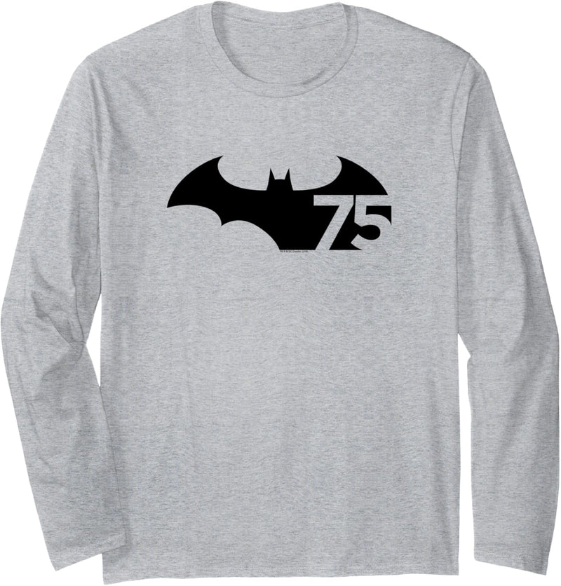 Batman 75 Logo Langarmshirt