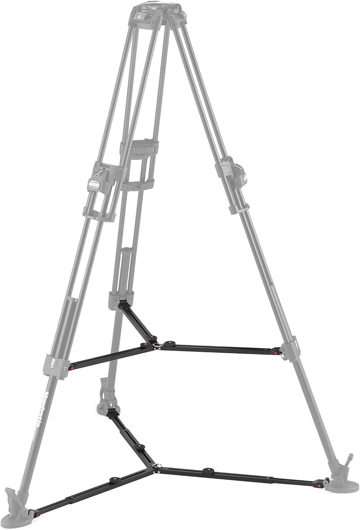 Manfrotto, Profi-Videokamera-Stativ 645, Tripod aus Aluminium mit schnellen Doppelrohrbeinen, Kamera