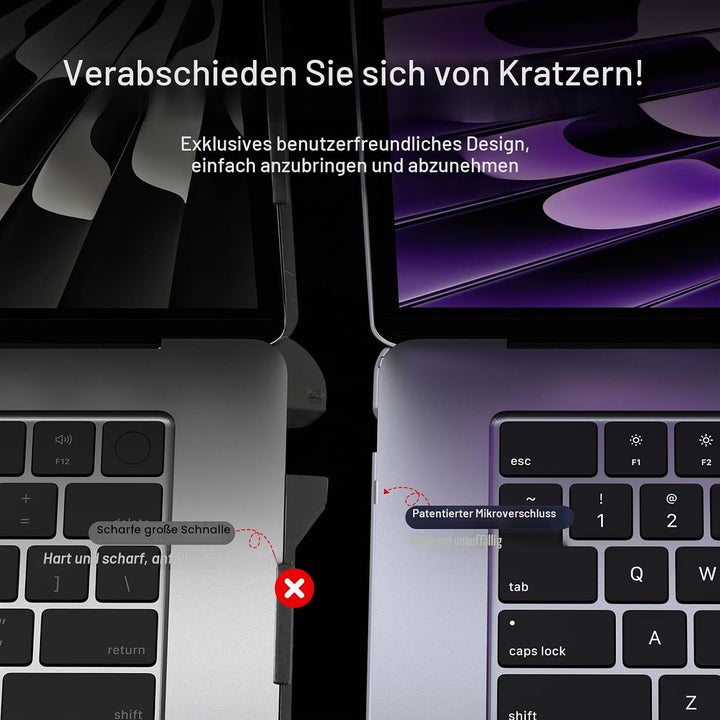 Soonjet für MacBook Air 15 Zoll Hülle M2 2023 Neu A2941 [Genau Wie Original-MacBook] [Nr.1 Ultradünn