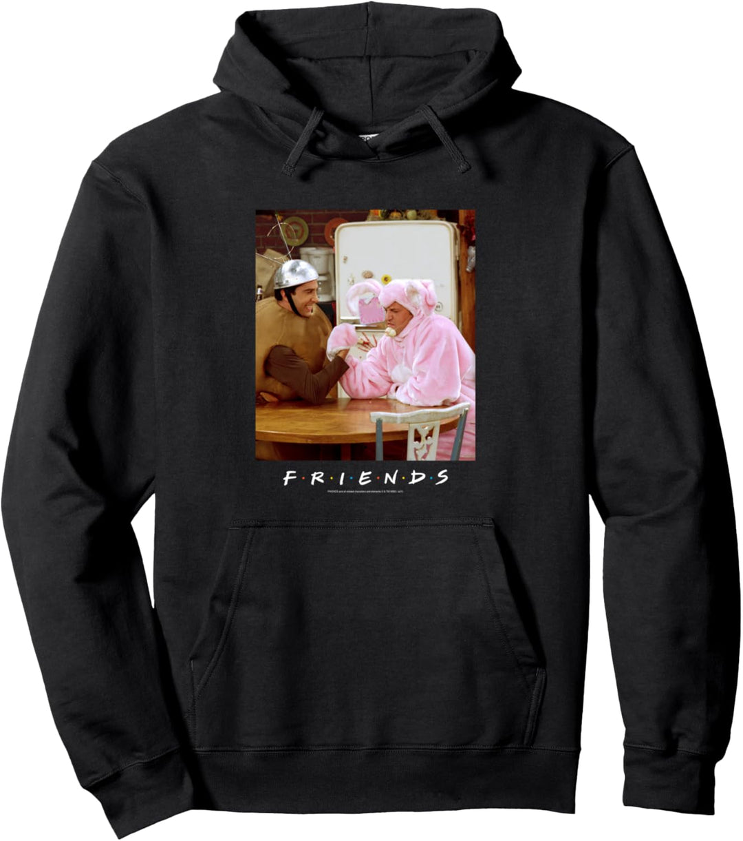 Friends Ross And Chandler Arm Wrestling Pullover Hoodie