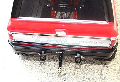 GPM Aluminium Rear Bumper Mount + D-Rings + Tow Hook for Traxxas TRX-4 Chevrolet K5 Blazer (82076-4)