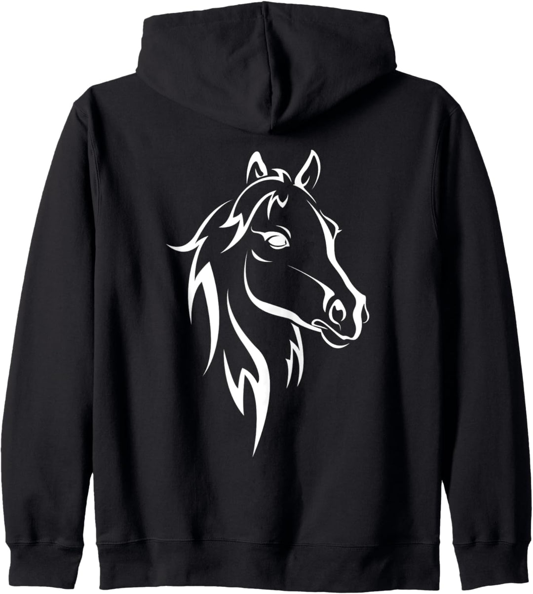 Pferde Kontur Shirt Pferd Liebe, reiten Mädchen Pferde Kapuzenjacke