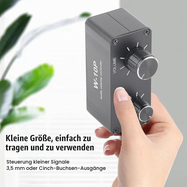 Mini-Stereo-Vorverstärker Kopfhörerverstärker Lautstärkeregler Stereo-Umschaltbox mit 3,5-mm-Klinken
