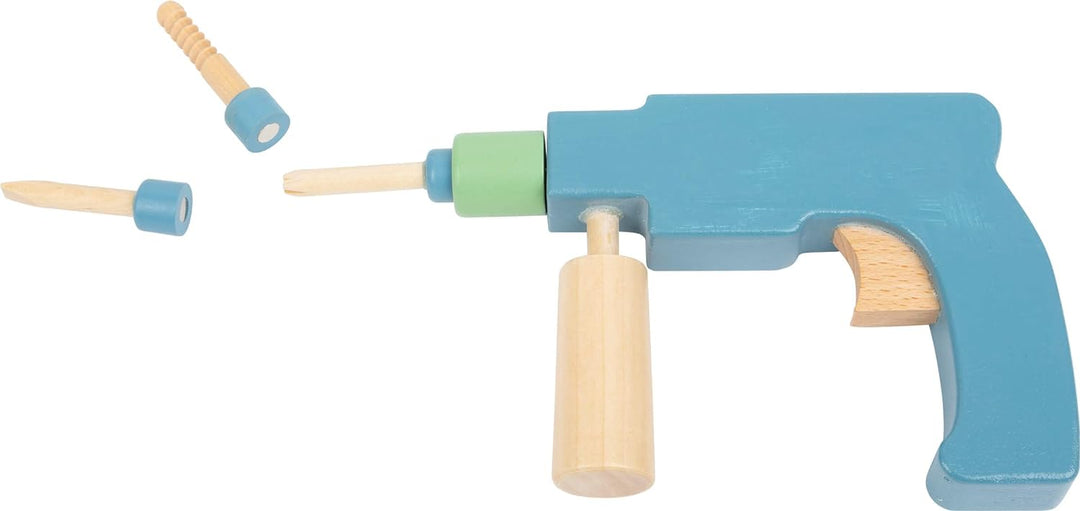 small foot Werkzeugkoffer "Nordic" aus Holz, mit Werkzeugen und Schraubset, 32-teilig, ab 3 Jahren,