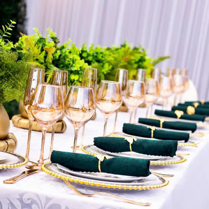 20 Stück Napkin Rings Serviettenringe, Metall Serviettenschnallen, Metall Serviettenschnallen Blätte