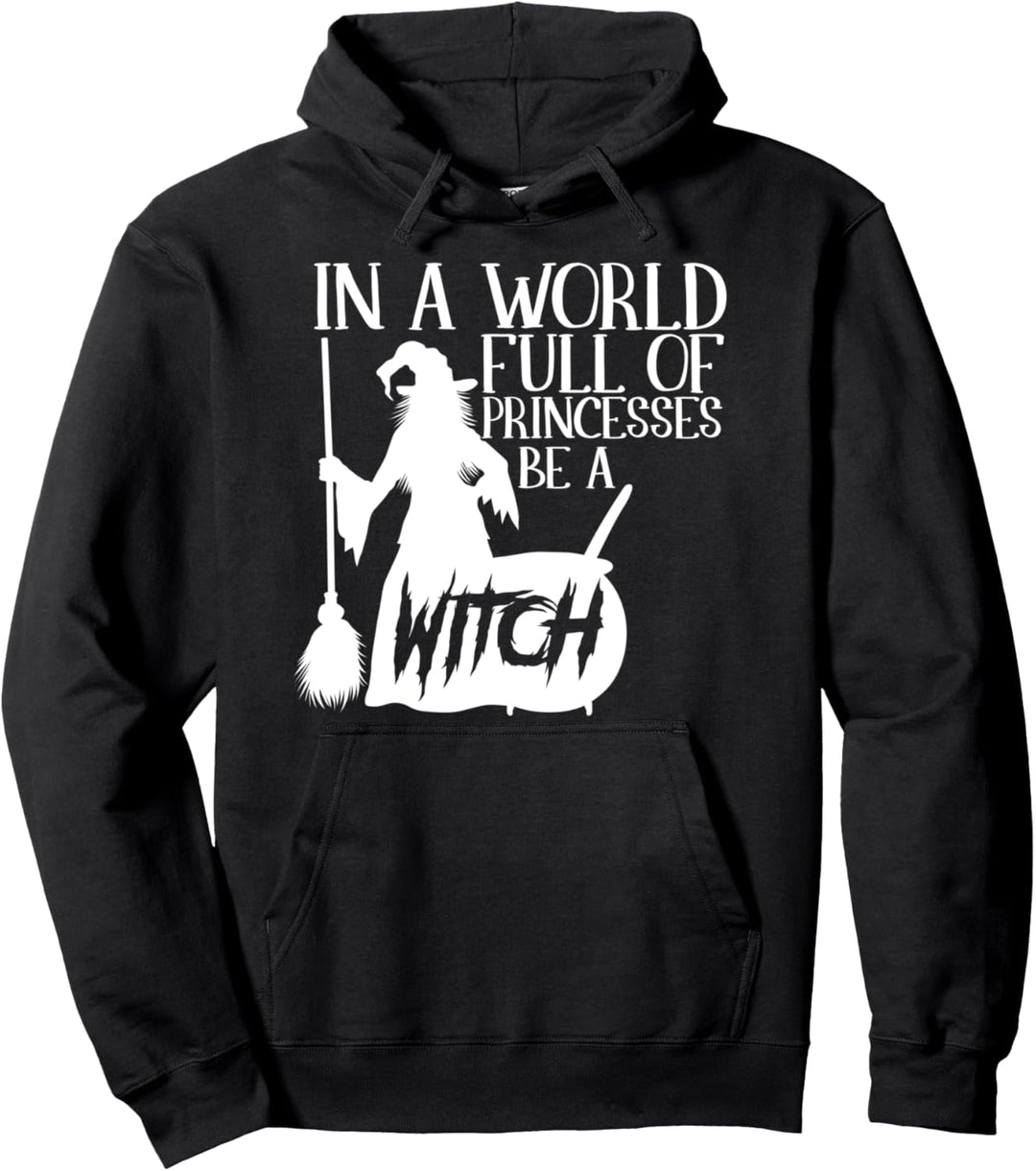 In einer Welt voller Princeddes Sei eine Hexe, Creapy Kostüm Pullover Hoodie
