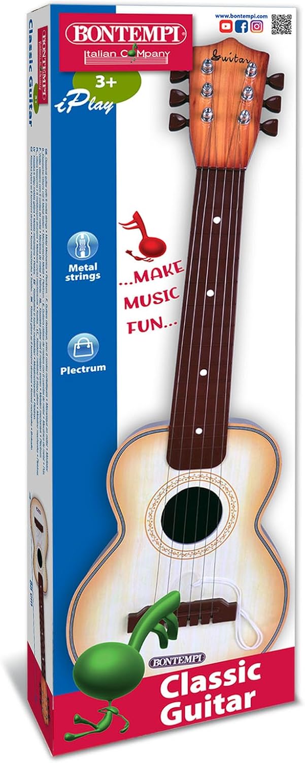 Bontempi 20 5510 - Kunststoff Gitarre, L, Holz