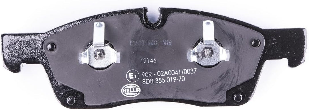 HELLA PAGID 8DB 355 019-701 Bremsbelagsatz - T2146 - Dicke/Stärke: 21.3mm - Bremssystem: Teves - für