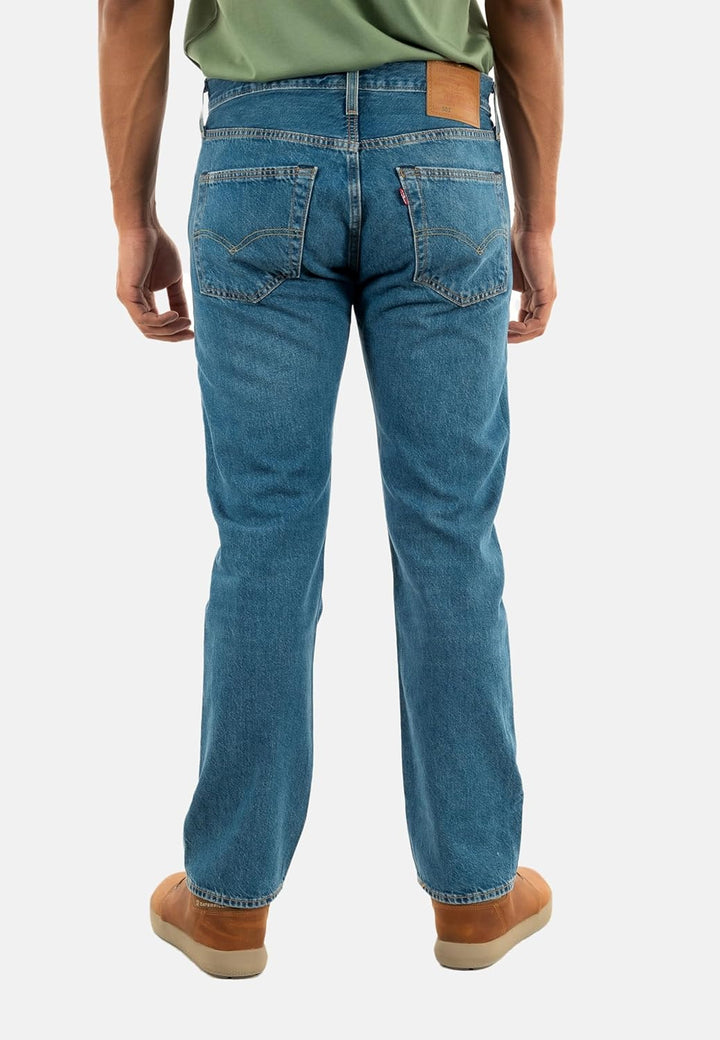 Levi's Herren 501 Original Fit Jeans 28W / 32L Window Pane Ltwt, 28W / 32L Window Pane Ltwt