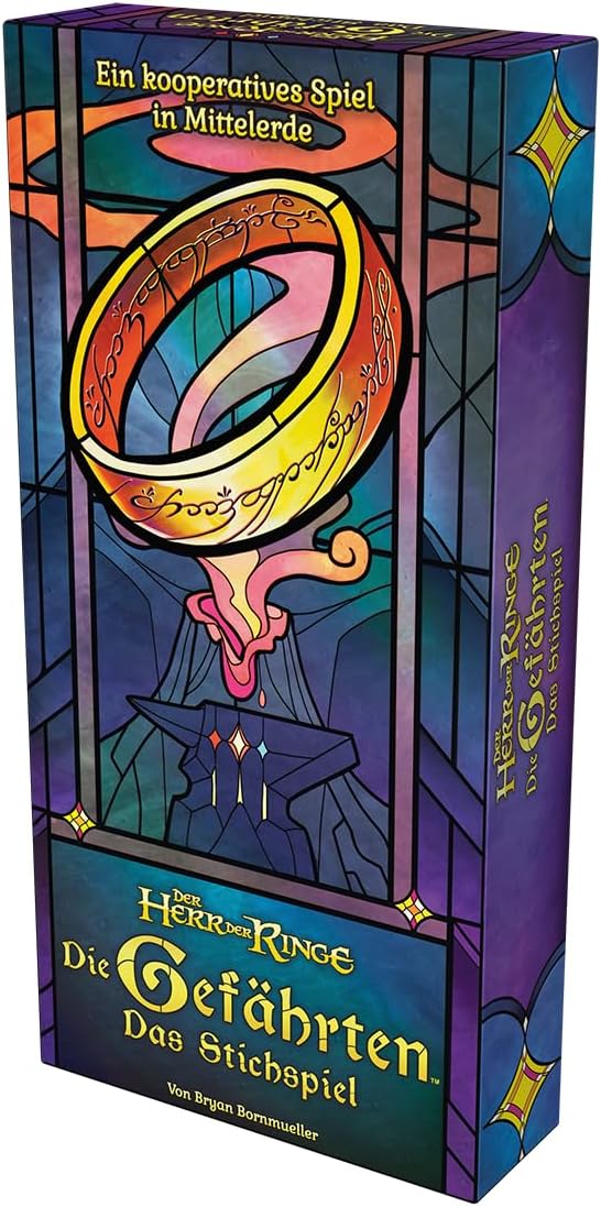 OFFICE DOG Asmodee Der Herr der Ringe: Die Gefährten Stichspiel - Kooperatives Kartenspiel, Strategi
